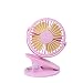 Produktbild HLSH USB-Clip-Tischventilator, Tischventilatoren, Clip-On-Lüfter, 2-in-1-Anwendungen, Starker Wind, Mini-Tischventilator, Kleiner Tischventilator, 4-Zoll-3-Gang-Lüfter mit USB-Anschluss-Pink