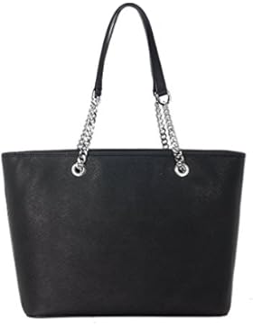 Michael Kors Damen Jet Set Travel Chain Henkeltaschen, 42x27x16 cm