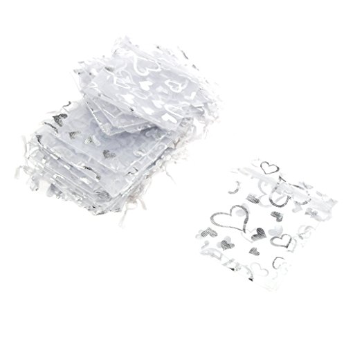 Imported 100 Organza Bags Wedding Favors Gift Candy Bags Jewelry Pouch 9x12cm-White RS.335 (79.00% Off) - Amazon