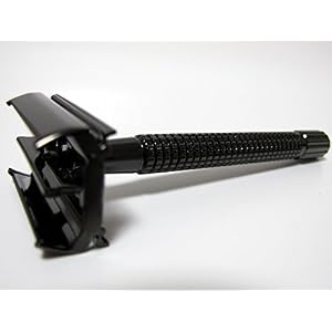 WEISHI PVD-Black-Plating Long Handle Version Butterfly Open Double Edge Safety Razor Twist to Open Men's Shaver - Image 5