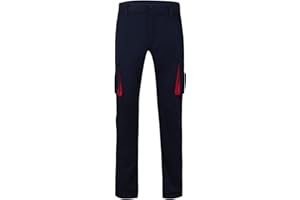 Velilla 103024S; pantalón Stretch bicolor multibolsillos