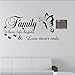 Produktbild Whwd 29X58Cm Sticker Mural Famille & Amour Stickers Muraux Citation Amovible Art Vinyle Décor Home Enfants Sticker