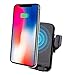 Produktbild QI kabellose Ladebuchse Halterung frei einstellbar Richtung Autotelefonhalter kompatibel mit Smartphone mit kabelloser Ladefunktion