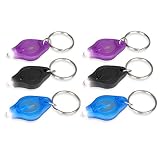 Cómo usar: la linterna del llavero tiene dos modelos de interruptor de encendido/apagado y botón de presión, con práctico gancho de acero inoxidable para colgarlo fácilmente.