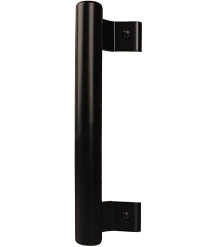ToniTec Oskar Balcony Door Handle Exterior Aluminium Pull Handle Patio Door Handle Brown With Screws