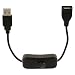 Produktbild TOOGOO USB A Stecker auf Buchse Verlaengerung Kabel mit Switch on/Off
