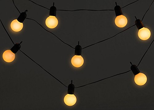 Lunartec LED-Lichterkette mit 20 Lämpchen, 1,2 Watt, warmweiß, 475 cm, IP44 - 4