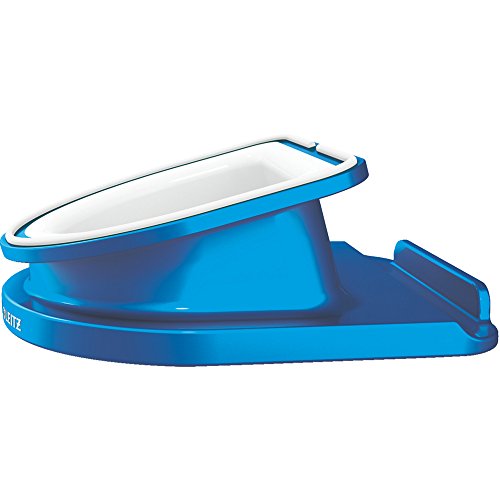 Leitz, Drehbarer Tischständer für iPad/Tablet, Hoch- oder Querformat, Complete, 62741036, metallic blau