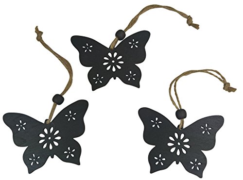 khevga 12 Deko Schmetterling Hänger Vintage 12er Set - 3
