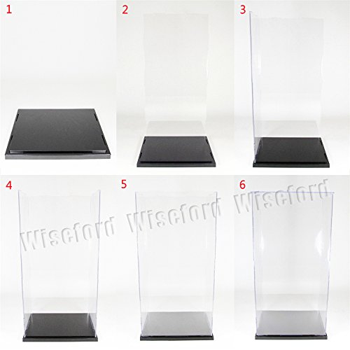 Tingacraft Acryl Vitrine (34,5 x 24,5 x 26 cm) Schaukasten für Fußball