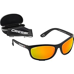 Cressi Rocker - Gafas polarizadas desol para hombre, cristales polarizados 100% anti-UV
