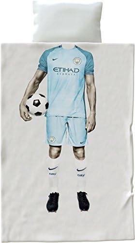 DREAM BIG Manchester City Single Bedding - White