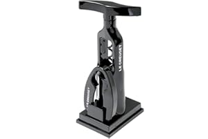 ‎LE CREUSET Le Creuset Classic Tischmodell Korkenzieher mit Kapselschneider Geschenkset, GS 100, Kunststoff, Schwarz glänzend, 49800001400000