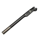 Construido de fibra de carbono ultraligera y resistente T800, técnicas exquisitas, sensación agradable al tacto, diseño de dos pernos para una fácil instalación.