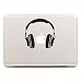 Produktbild MacBook Aufkleber, Chickwin Creative Pattern dekorativ Film Notebook Sticker Skin personalisierte Aufkleber MacBook Pro Air 13" Decal (Drahtloses Headset B)