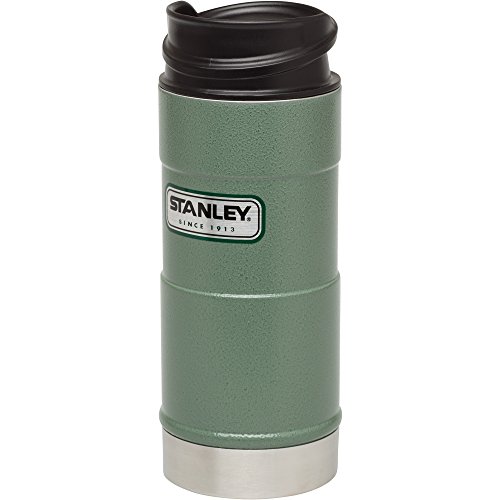 Stanley 0.35Litre Classic One Handed Vacuum Mug, Green - 2