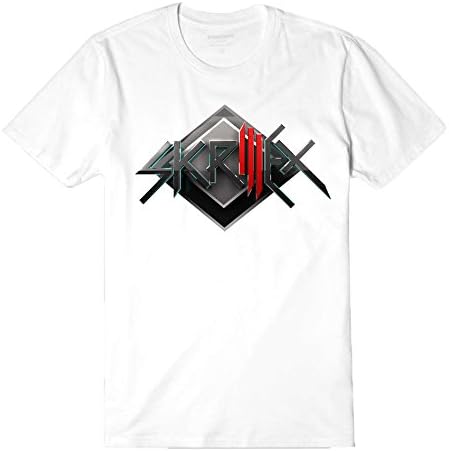 Skrillex Broken Logotnx234 White T-Shirt [MEDIUM]