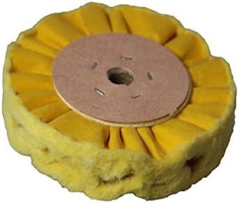 100mm (4")Treated and Vented Buffing Wheel, Lasts Longer and Keeps workpiece cool