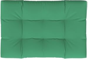 vidaXL Coussin de Palette, Coussin de Siège de Salon, Coussin de Meuble de Jardin Terrasse, Coussin d’Assise Extérieur, Vert 120x80x12 cm Tissu