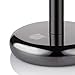 Miusco Premium 100% Pure Badger Hair Shaving Brush and Luxury Stand Shaving Set, Dark Chrome Stand, Black Brush