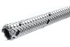 ‎MMT-INDUSTRY PRODUCTS 1 Meter - Kraftstoffschlauch Stahlflex 10 x 15mm Benzinschlauch Stahlflex Dieselschlauch Stahlflex Schlauch