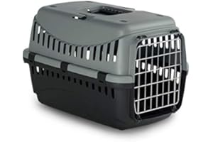 MP Bergamo TRASPORTINO Gipsy 60 - Accessorio da Viaggio,Trasportino Cane e Gatto - Porta in Metallo - per Cani e Gatti (58x38x38)