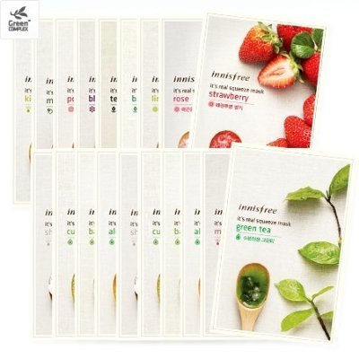 Innisfree It's Real Squeeze Mask Sheet x 15 sheets