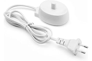 SHUNWIGE Para cargador de cepillo eléctrico Oral B modelo 3757, compatible con la mayoría de la base del cargador para cepillo de dientes oral B Braun inductivo, impermeable IPX7 portátil de viaje