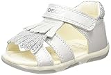 Designer: Geox Geox Baby Mädchen TAPUZ Girl B Sandalen Weiß (WHITE/SILVERC0007) 24 EU