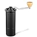 Produktbild xeoleo Manuelle Kaffeemühle konische Grat Mühle Hand Kaffee Miller Kaffee Fräsmaschine Aluminium 45 mm Schwarz