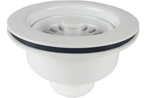 Besttoolifes Kit de bonde de cuisine moderne en acier inoxydable de 114 mm - Convient pour 83 à 90 mm