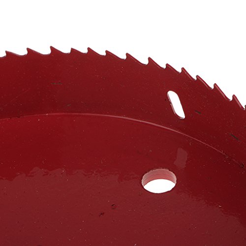 HSS Bi Metall Bohrkrone Trockenbau Dosenbohrer Lochsäge Lochsägen 200mm für Aluminiumrohr Aluminium Stahl Edelstahl – 190mm - 2