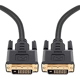 KPA-tech- DVI Cable 1m Dual Link 24+1 Male to Male Digital Video Cable Gold Plated with Ferrite Core Support 2560x1600,144Hz for Gaming, DVD, Laptop, HDTV and Projector.