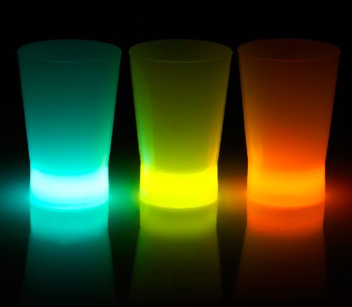 Becher leuchtenden von shottino Neon Glow Party – 3 Stück - 3
