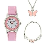 Montre, Pendentif et Bracelet à Papillons de The Olivia Collection. Set Cadeau KS002
