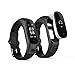 Produktbild V08 Smart Armband Watch Bluetooth-Armband Smartwatch Armbanduhr mit Headset Earphone Siri Antwort Schrittzähler Fitness Activity Tracker für iPhone IOS Android Smartphones (schwarz)