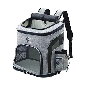 Meri Shopp Pet Travel Carrier Backpack Cats Dogs Carry Bag for Outdoor Travel Black