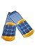 Weri Spezials High ABS Terry Socks, Cheerful Duckling, light Blue: Size: 6-9 Months