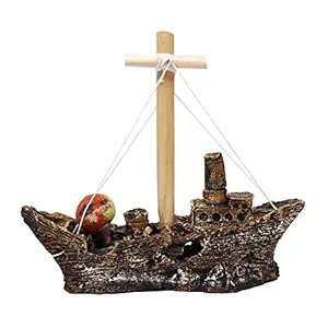 Mistletoe? Product Natural Looking Ship Decoration Ornaments/Toy for Fish Tank Boat Destroyer Decor Accessories(Ship)