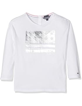 Tommy Hilfiger Mädchen Langarmshirt Ame Girls Flag CN Knit L/S