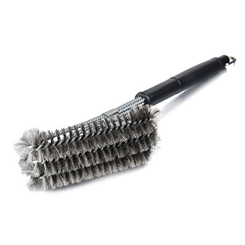MF Tech 3 in 1 Grillbürste – 18“ Edelstahl Grillbürsten Grill und BBQ Reinigungswerkzeuge Zubehör – Outdoorchef - 2