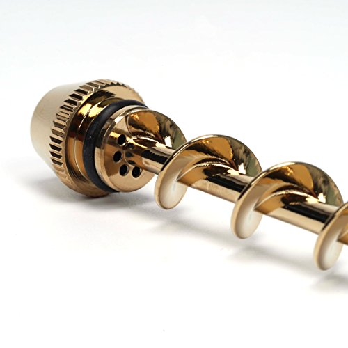 VOSO Gold Twisty Glass Tube Blunt Vaporizer Pen Kit for Dry Herb with Box - 6