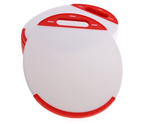 Schneidebrett oval 27 x 23 x 1 cm im 6er Set - 3