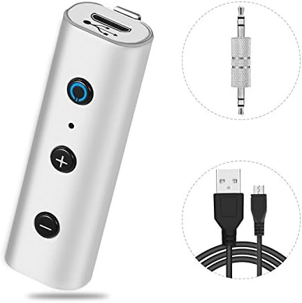 ATBI Bluetooth Audio Receiver(3.5mm) For Car Audio/Home Music Stereo/Outdoor Sports Music Enjoyment (Aluminum Alloy).