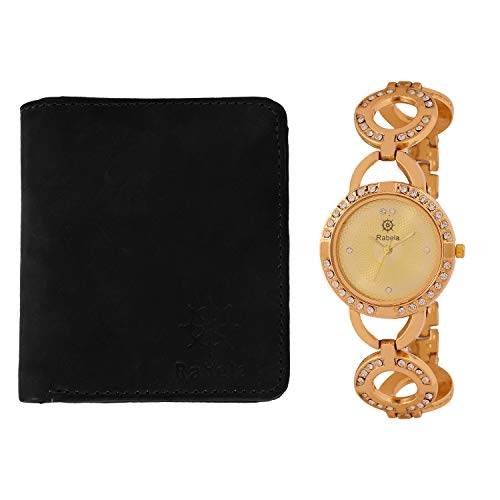 Rabela Girls Watches and Wallet Combo Pack RWG-1010