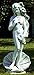 Produktbild Casa Padrino Jugendstil Gartendeko Skulptur/Statue Venus mit Muschel Grau Ø 32 x H. 85 cm - Steinfigur Gartenskulptur