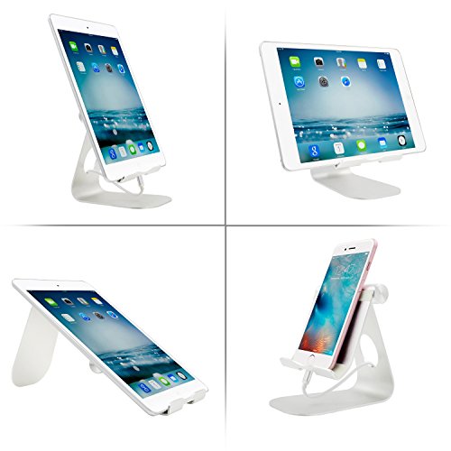 Hekunyao 270°Grad Multi-Winkel Verstellbare Aluminium Handy & Tablet Ständer Vorder Leser für Tablet PC, E-Reader, Smartphones,iPhone, iPad - 6