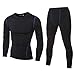 Produktbild Sportanzug Herbst und Winter lange Ärmel Mode Tight Bodybuilding T-Shirt Schnell Trocknende Oberteile + Hosen Sportstrumpfhosen Sporthosen Yogahosen Felicove