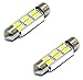 Produktbild 2x Lampen Soffitten mit E9-Prüfzeichen und StVZO-Zulassung CE CANBUS 39MM 6-Dioden 3W KALTWEIß Innen- Kennzeichen- Einstiegs- Kofferraum- Fussraumbeleuchtung