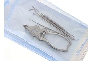 KOSMETEX 200x Sterilisationsbeutel 14 x 26 cm mit SK Verschluß Sterilisier-Beutel, Steribeutel für Autoklaven, selbst-klebend, 14x26 cm
